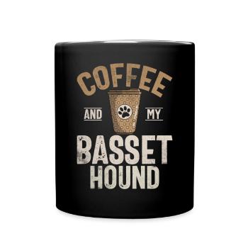 Cadeaux Basset Hound - Mug uni - noir - Devant