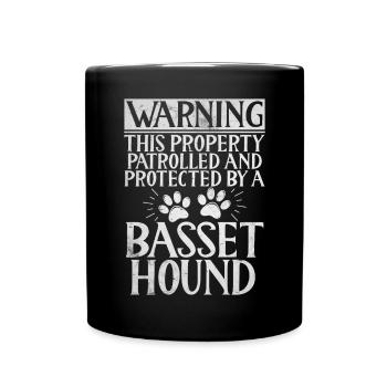 Cadeaux Basset Hound - Mug uni - noir - Devant