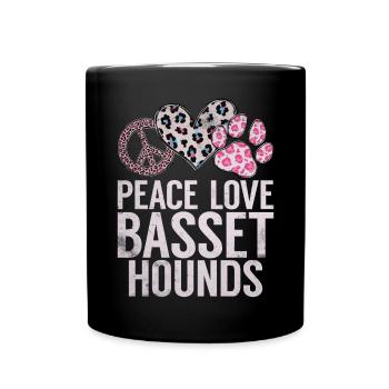 Cadeaux Basset Hound - Mug uni - noir - Devant
