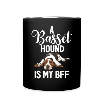 Cadeaux Basset Hound - Mug uni - noir - Devant