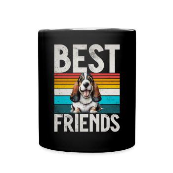 Cadeaux Basset Hound - Mug uni - noir - Devant