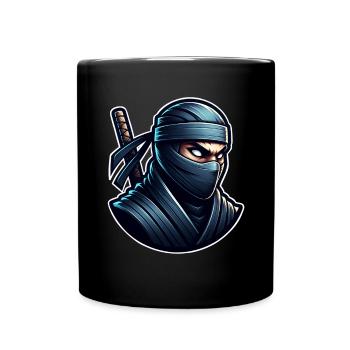 Ninja - Tasse einfarbig - Schwarz - Vorne