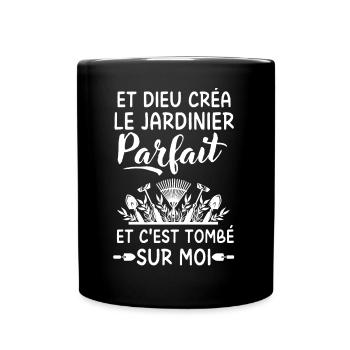 Humour jardinage jardin jardiner - Mug uni - noir - Devant