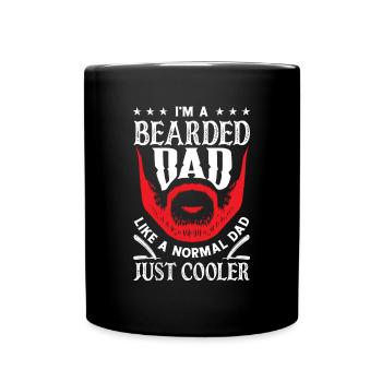 Soins de la barbe Beard Lover Hommes Barbe - Mug uni - noir - Devant