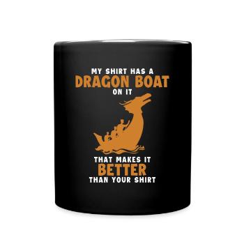 Better Than Your Apparel Paddler Drummer Team - Full Colour Mug - black - Front