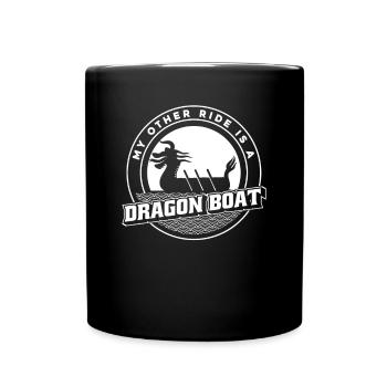 Mon autre tour est une équipe de tambours de bateau-dragon - Mug uni - noir - Devant