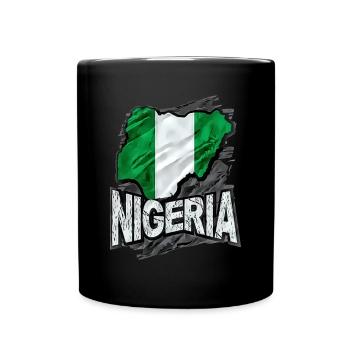 Nigéria - Mug uni - noir - Devant