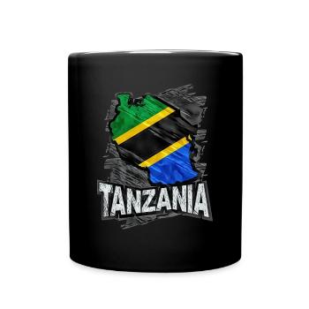 Tanzania - Full Colour Mug - black - Front