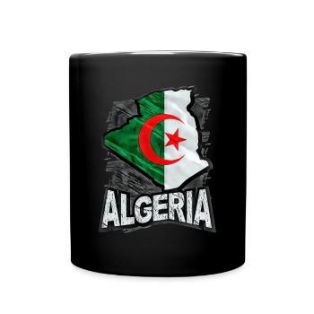Algérie - Mug uni - noir - Devant