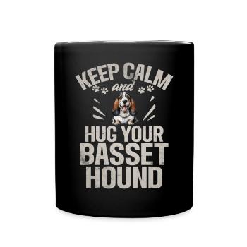 Cadeaux Basset Hound - Mug uni - noir - Devant
