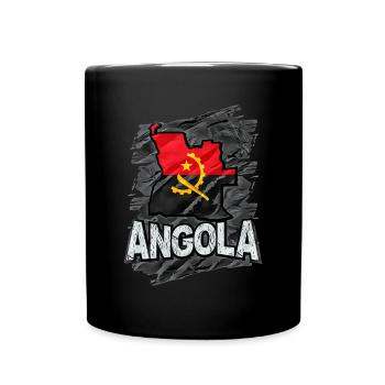 Angola - Mug uni - noir - Devant