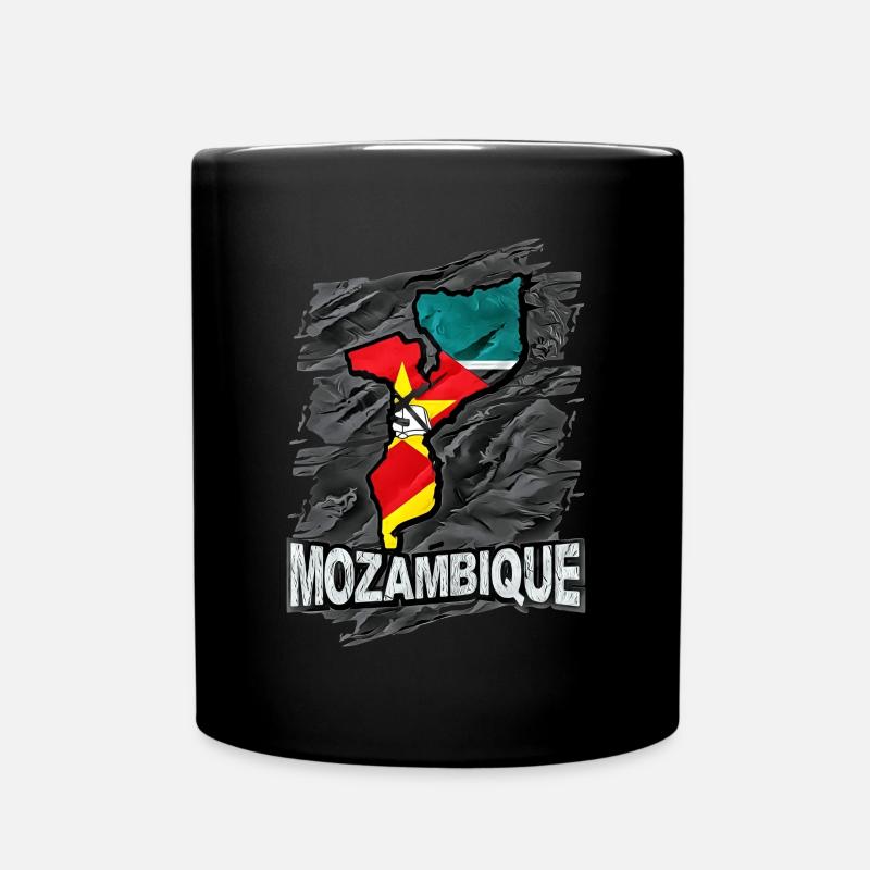 Mosambik - Tasse einfarbig - Schwarz