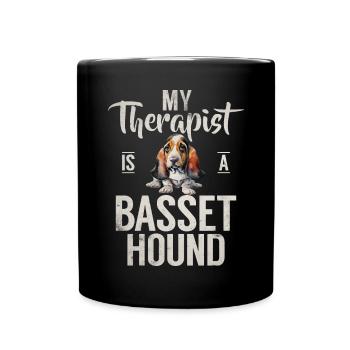 Cadeaux Basset Hound - Mug uni - noir - Devant