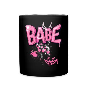 Mon Petit Démon - Mug uni - noir - Devant
