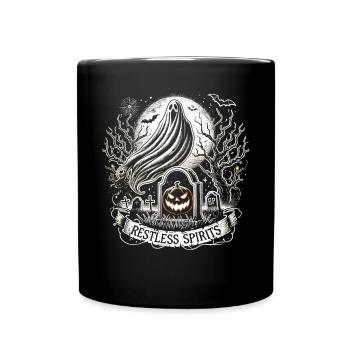 Halloween Witching Hour Awakens - Full Colour Mug - black - Front