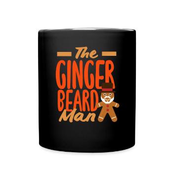 Bartpflege Bart Liebhaber Männer Bart - Tasse einfarbig - Schwarz - Vorne