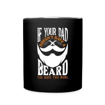 Beard Care Beard Lover Men Beard - Full Colour Mug - black - Front
