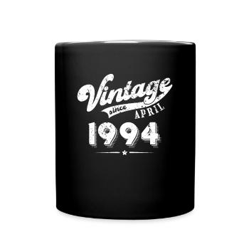 Millésime depuis Avril 1994 Cadeau d’anniversaire - Mug uni - noir - Devant