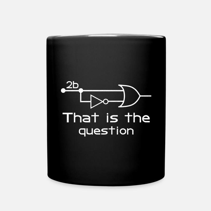 Elektroingenieur zu sein oder nicht zu sein Schaltkreis - Tasse einfarbig - Schwarz