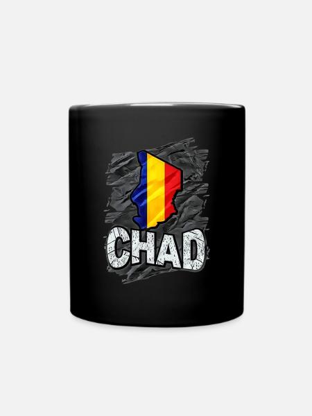 Tschad - Tasse einfarbig - Schwarz