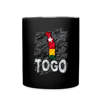 Togo - Tasse einfarbig - Schwarz - Vorne