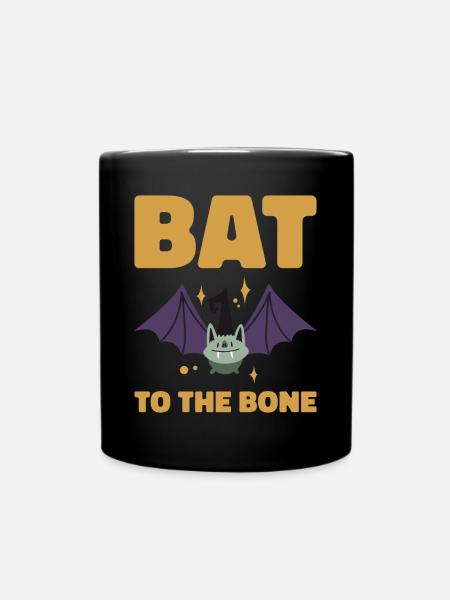 Halloween Kostüm - Tasse einfarbig - Schwarz