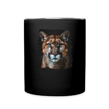 Cougar Mountain Lion Mountain Lion - Mug uni - noir - Devant