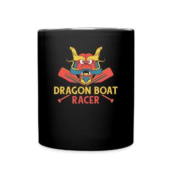 Dragon Boat Racer Équipe Paddler Batteur Amoureux - Mug uni - noir - Devant