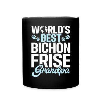 Cadeaux Bichon Frisé - Mug uni - noir - Devant