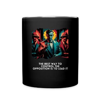 Diriger l’opposition avec confiance Vintage - Mug uni - noir - Devant