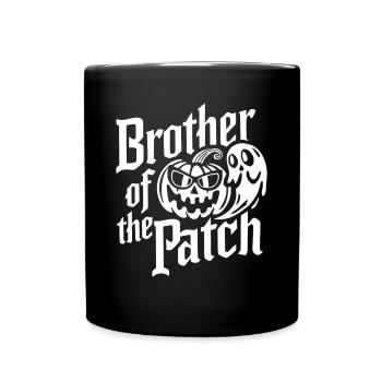 Brother of the Patch Halloween Style - Tasse einfarbig - Schwarz - Vorne