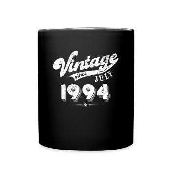 Millésime depuis Juillet 1994 Cadeau d’anniversaire - Mug uni - noir - Devant