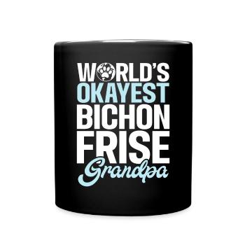 Bichon Frise Gifts - Full Colour Mug - black - Front
