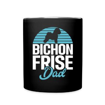 Bichon Frise Gifts - Full Colour Mug - black - Front