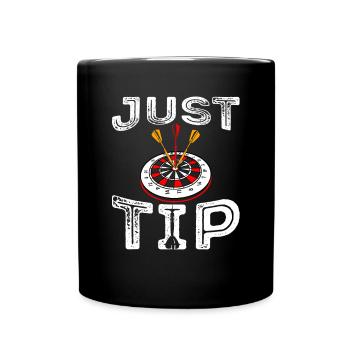 Darts Player Steeldart Funny Dart 180 Darts - Full Colour Mug - black - Front