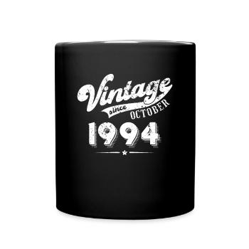 Millésime depuis Octobre 1994 Cadeau d’anniversaire - Mug uni - noir - Devant
