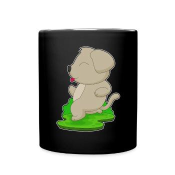 Dog Jogger Jogging Sport - Full Colour Mug - black - Front