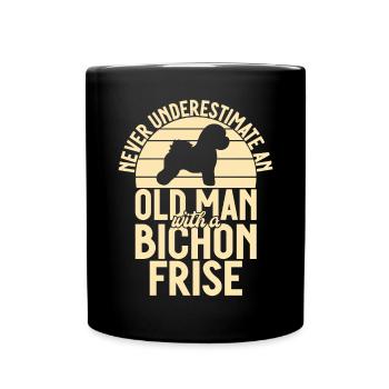 Cadeaux Bichon Frisé - Mug uni - noir - Devant