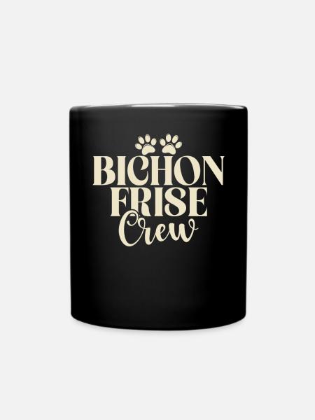 Bichon Frise Gifts - Tasse einfarbig - Schwarz