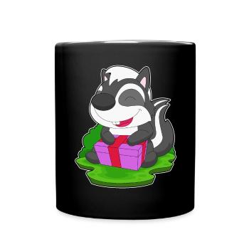 Forfait Noël Skunk - Mug uni - noir - Devant