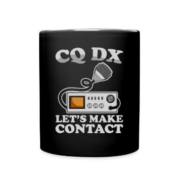 Ham Radio Amateurfunk Amateurfunker Radio - Tasse einfarbig - Schwarz - Vorne