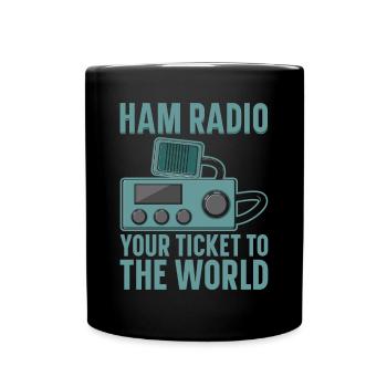 Ham Radio Amateur Radio Amateur Radio - Full Colour Mug - black - Front
