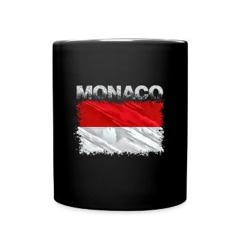 Monaco - Full Colour Mug - black - Front