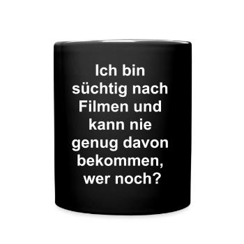 Le cadeau pour tous les cinéphiles - Mug uni - noir - Devant