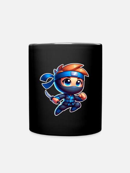 Ninja - Full Colour Mug - black
