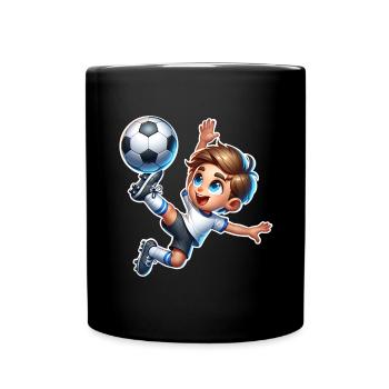 Soccer - Full Colour Mug - black - Front