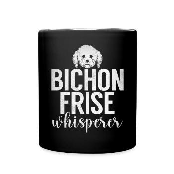 Bichon Frise Gifts - Full Colour Mug - black - Front