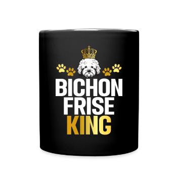 Bichon Frise Gifts - Full Colour Mug - black - Front