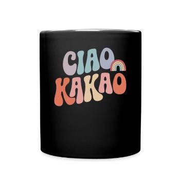 Ciao Cacao - Mug uni - noir - Devant