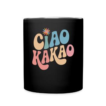 Ciao Cacao - Mug uni - noir - Devant